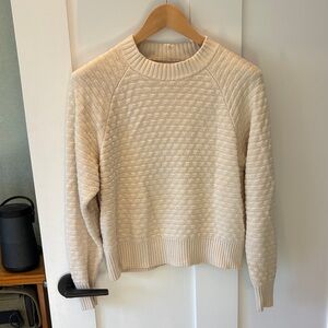 lululemon athletica Cream Knit Women's Sweater